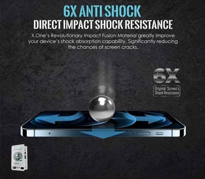 X-ONE EXTREME SHOCK ELIMINATOR SCREEN PROTECTOR - Image 3